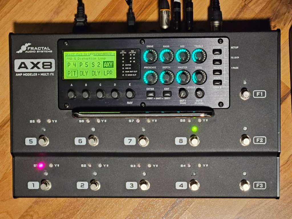 Fractal audio Ax8, Amp modeller, Multi-fx
