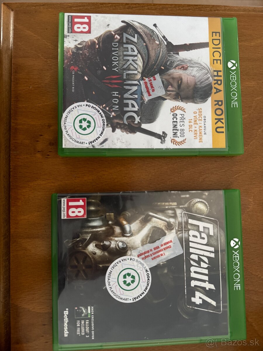 Xbox One Zaklínač 3 Fallout 4