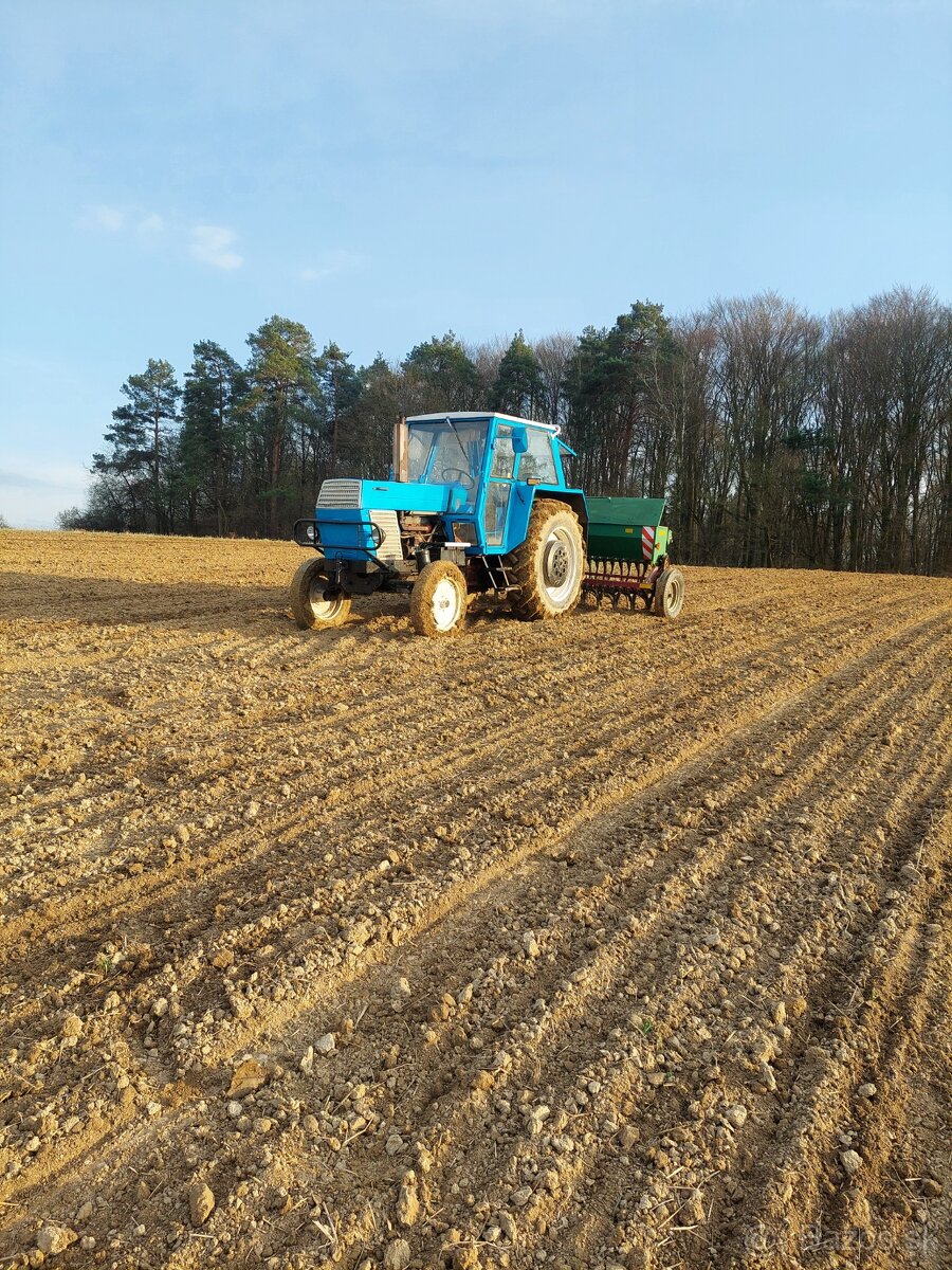 Zetor 8011 + Kombajn Claas Compact 30