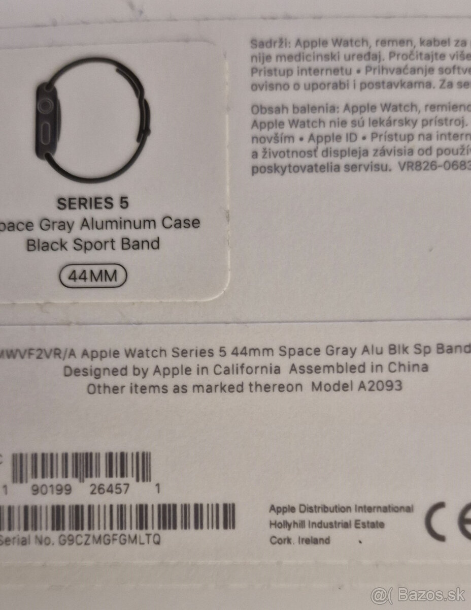 Apple watch series 5 44mm Space Gray