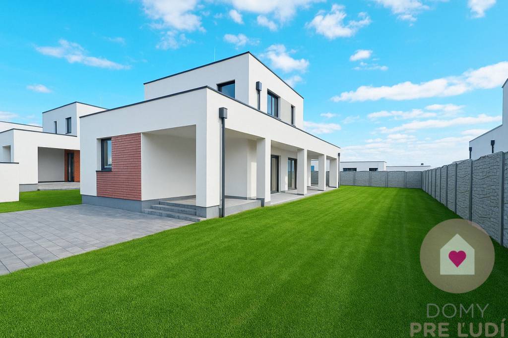 NÍZKOENERGETICKÝ 5 izbový rodinný dom s 2 KÚPEĽŇAMI, ÚP 143