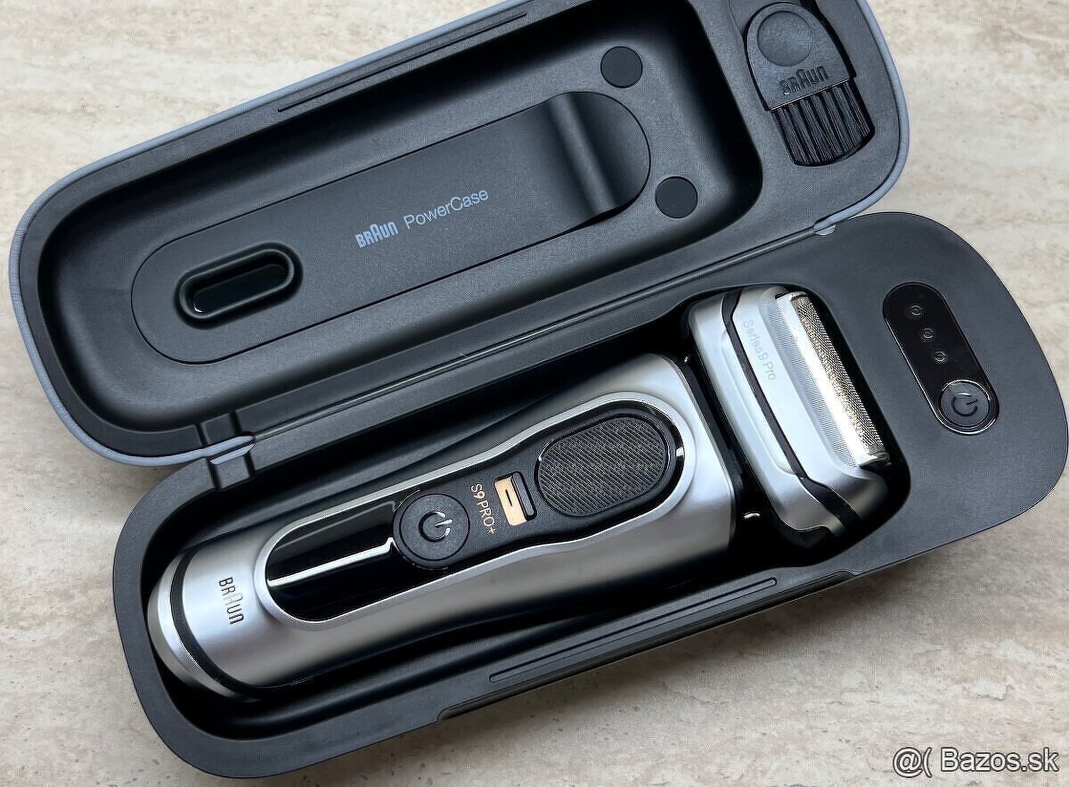 BRAUN Series 9 PRO+ (čistiaca stanica, puzdro, adaptér)