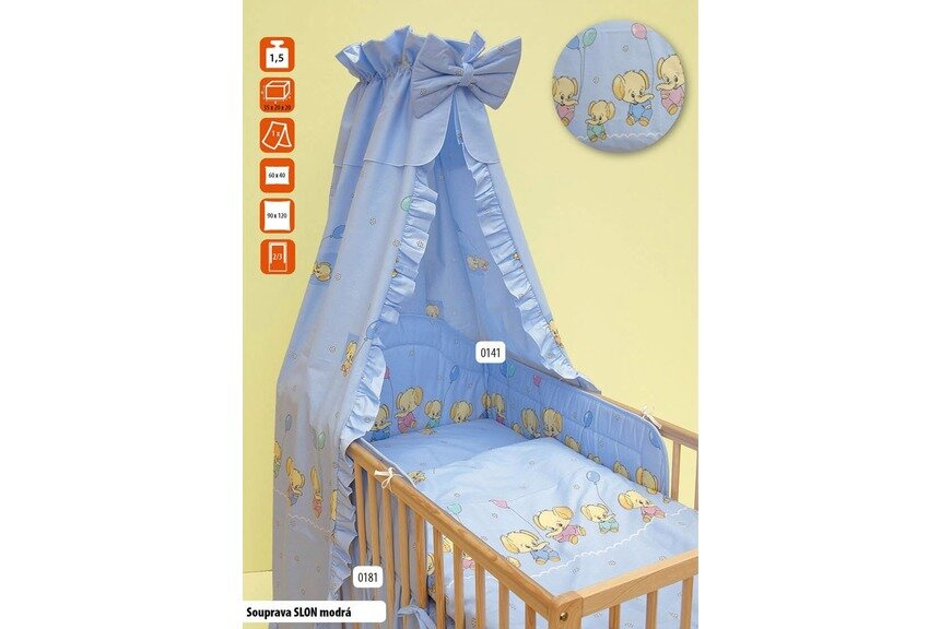 Súprava do postieľky 4D