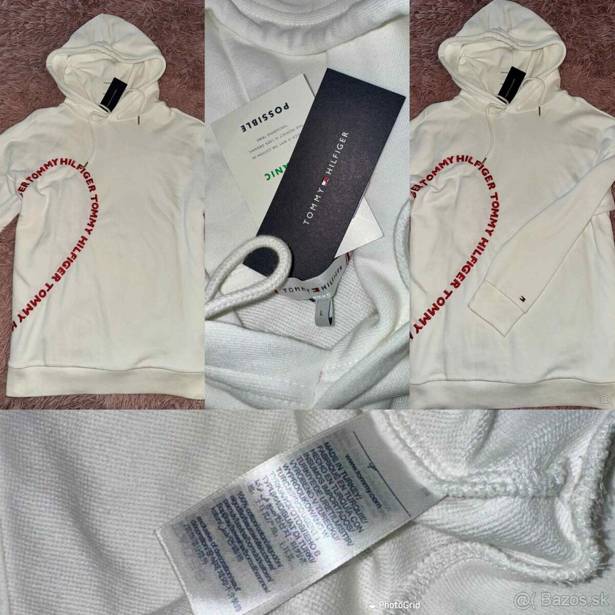 tommy hilfiger original nova s visackou luxusna mikina