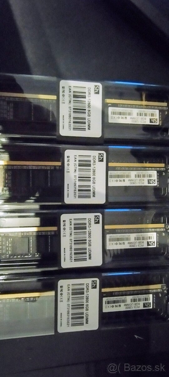 Nové nerozbalené DDR3 1600mhz až 96GB+2x8Gb DDR4