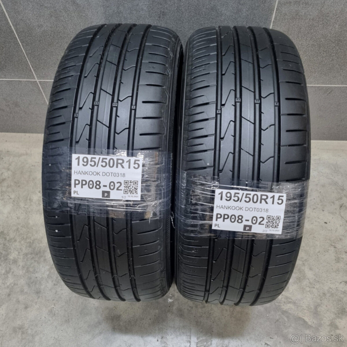 Letné pneumatiky 195/50 R15 HANKOOK