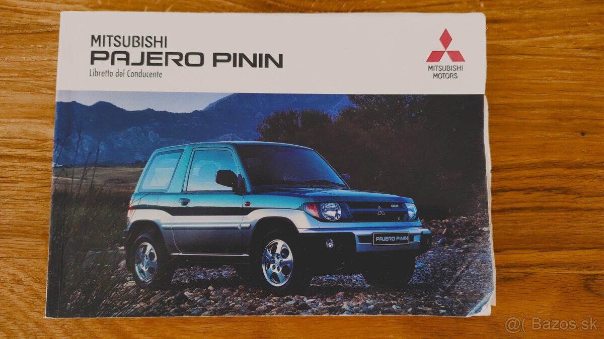 Pajero Pinin Manual - taliansky