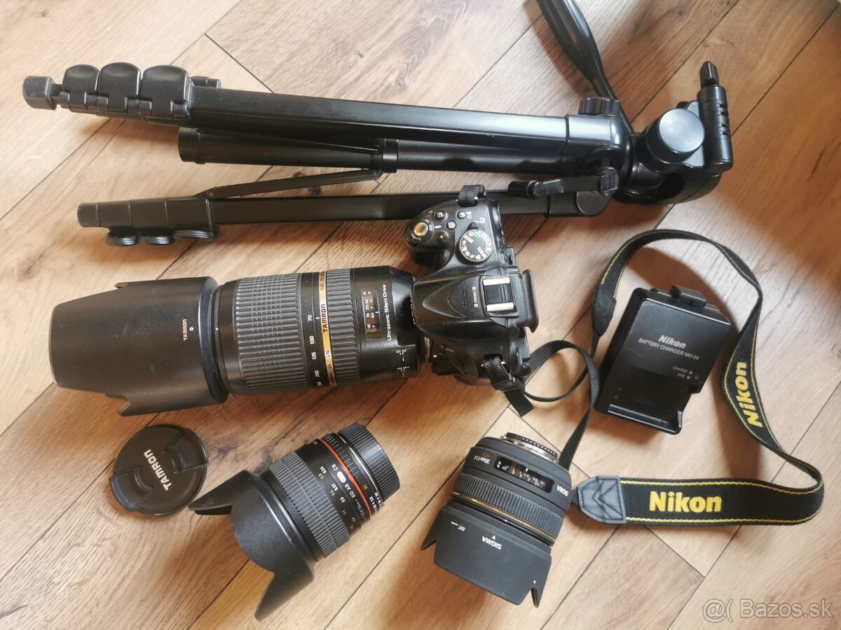 Nikon, tamron, samyang, sigma