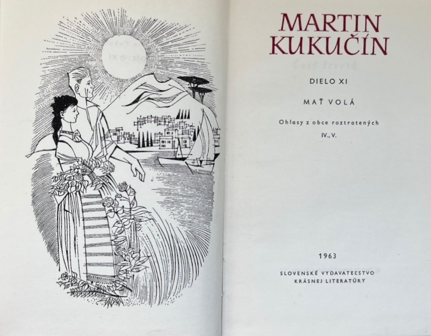 Kniha Mať Volá Martin Kukučín Dielo XI