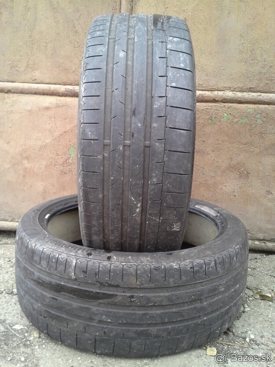 Predám 2-letné pneumatiky Continental Sport 245/40 R21