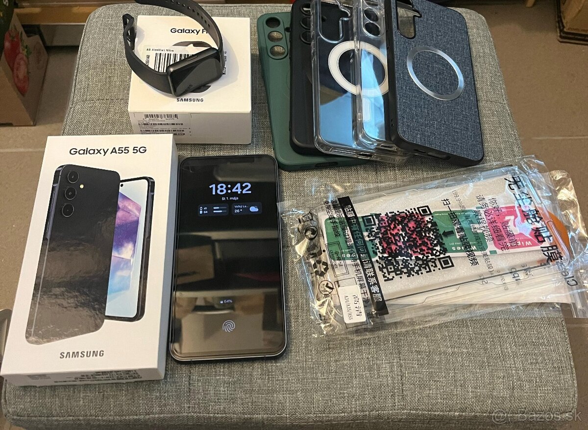Samsung Galaxy A55 + Galaxy Fit 3