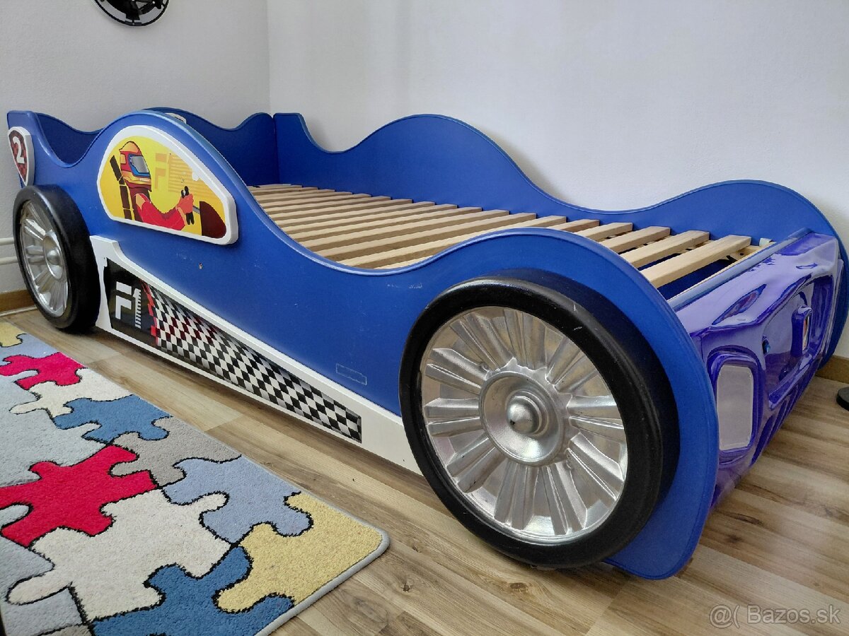 Detská posteľ auto