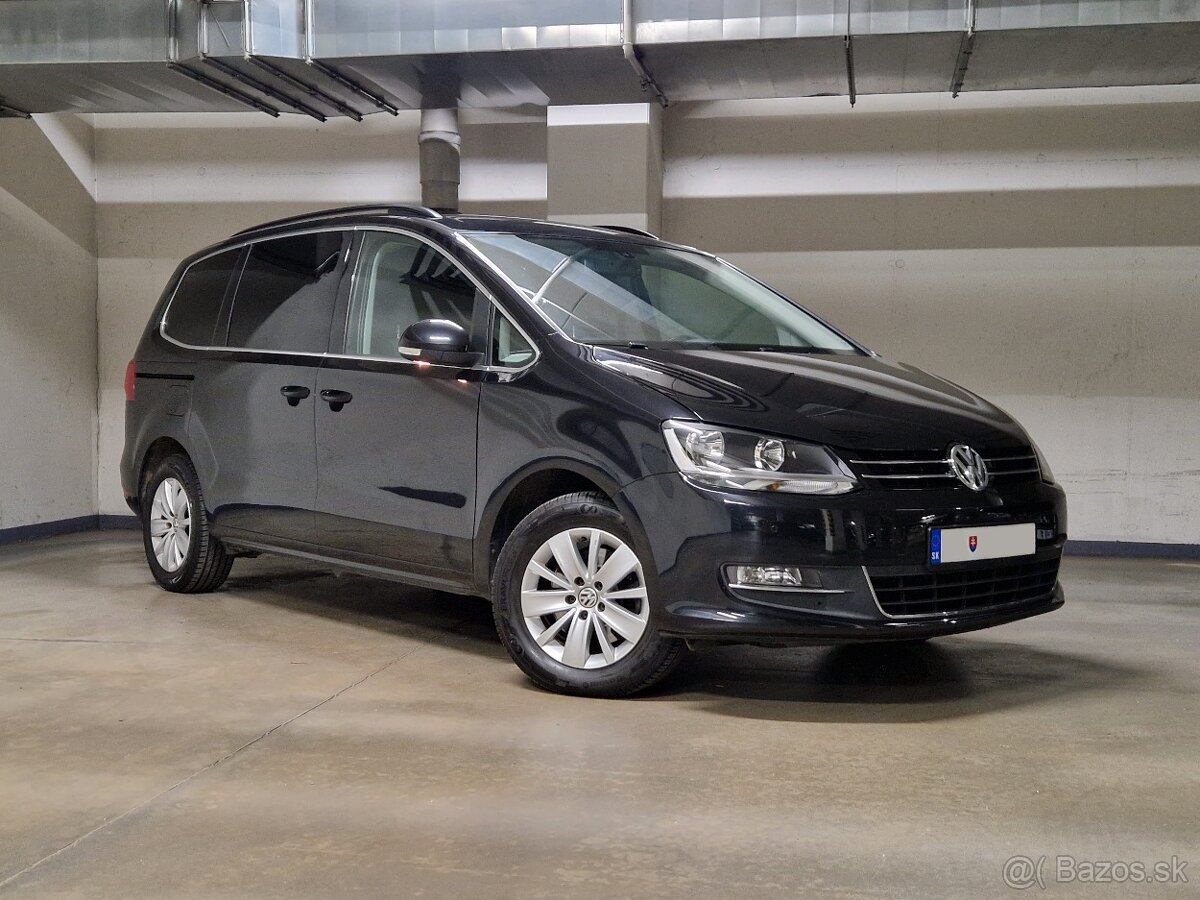 VW Sharan 2,0 TDI 103kW 7 miestny Vyservisovaný