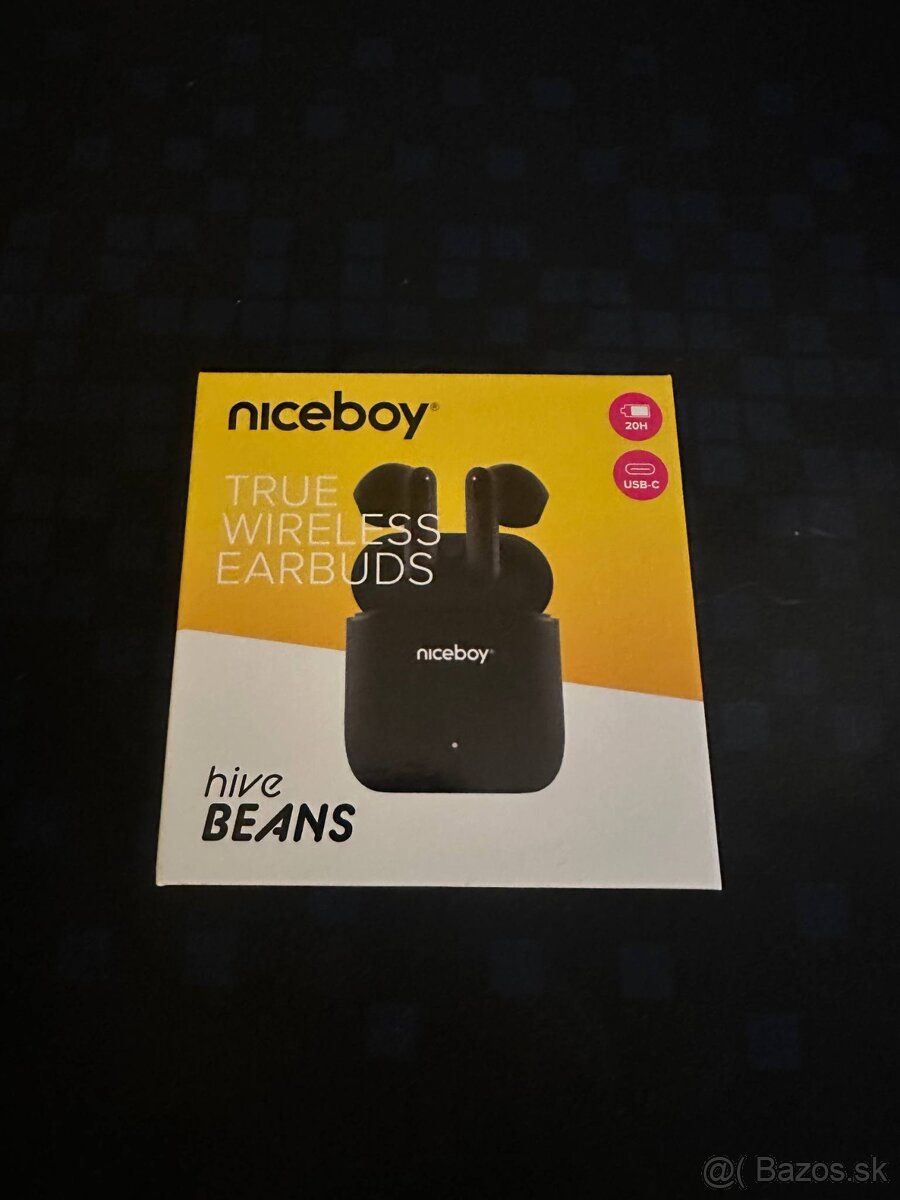 Bezdrôtové Slúchadlá s mikrofónom Niceboy HIVE Beans