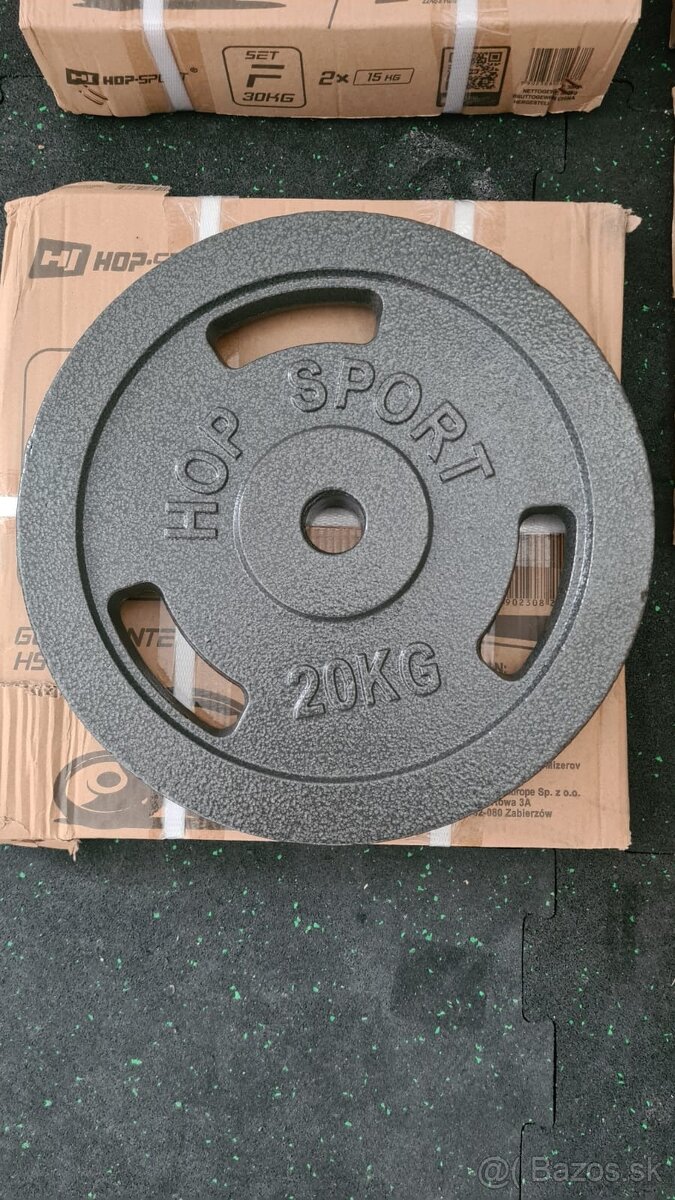 Sada liatinových kotúčov 140 kg