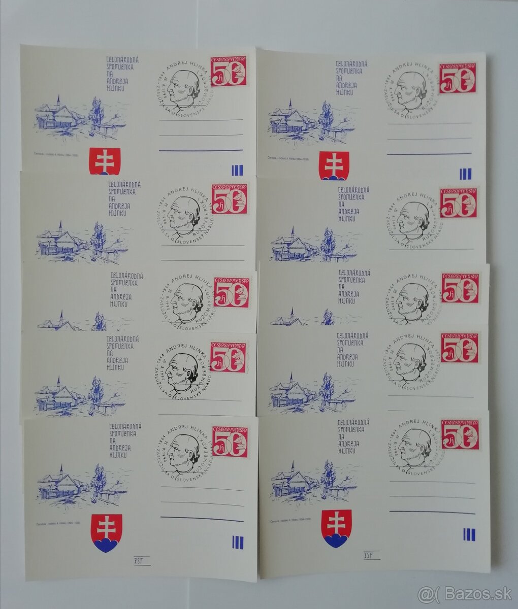 Andrej Hlinka FDC