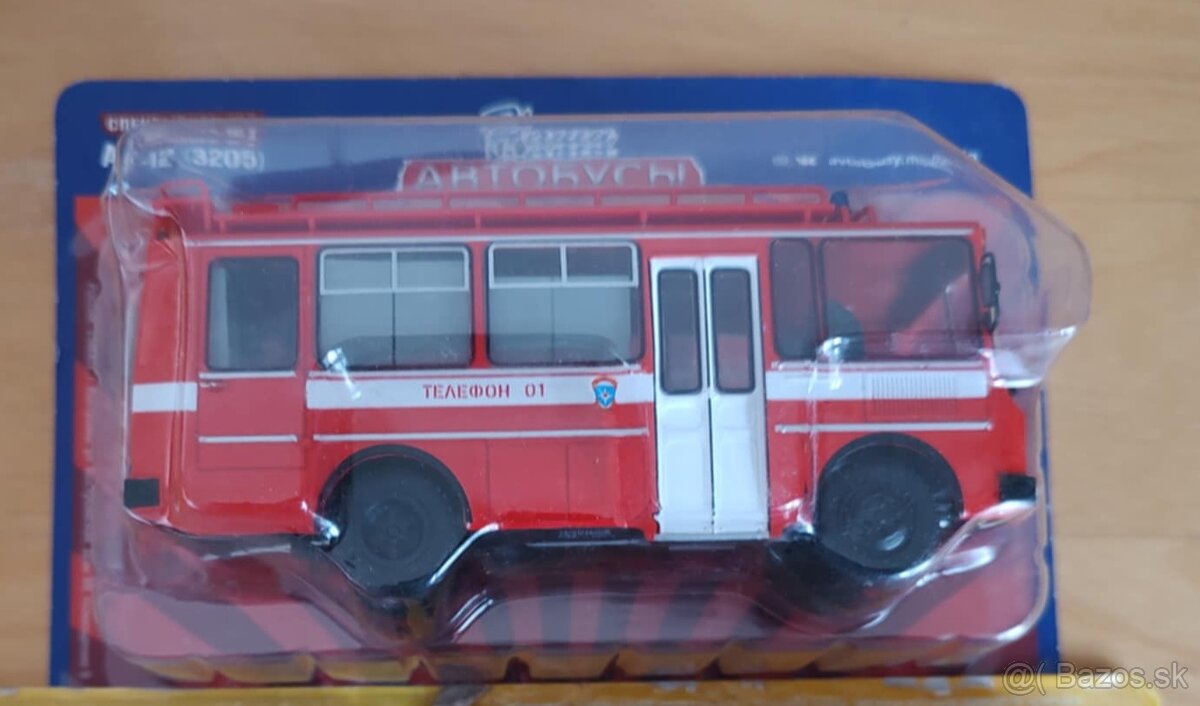 Model požiarneho autobusu