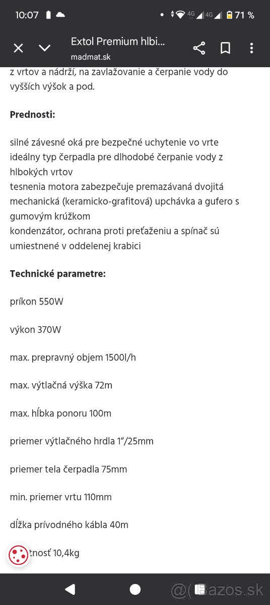 Čerpadlo