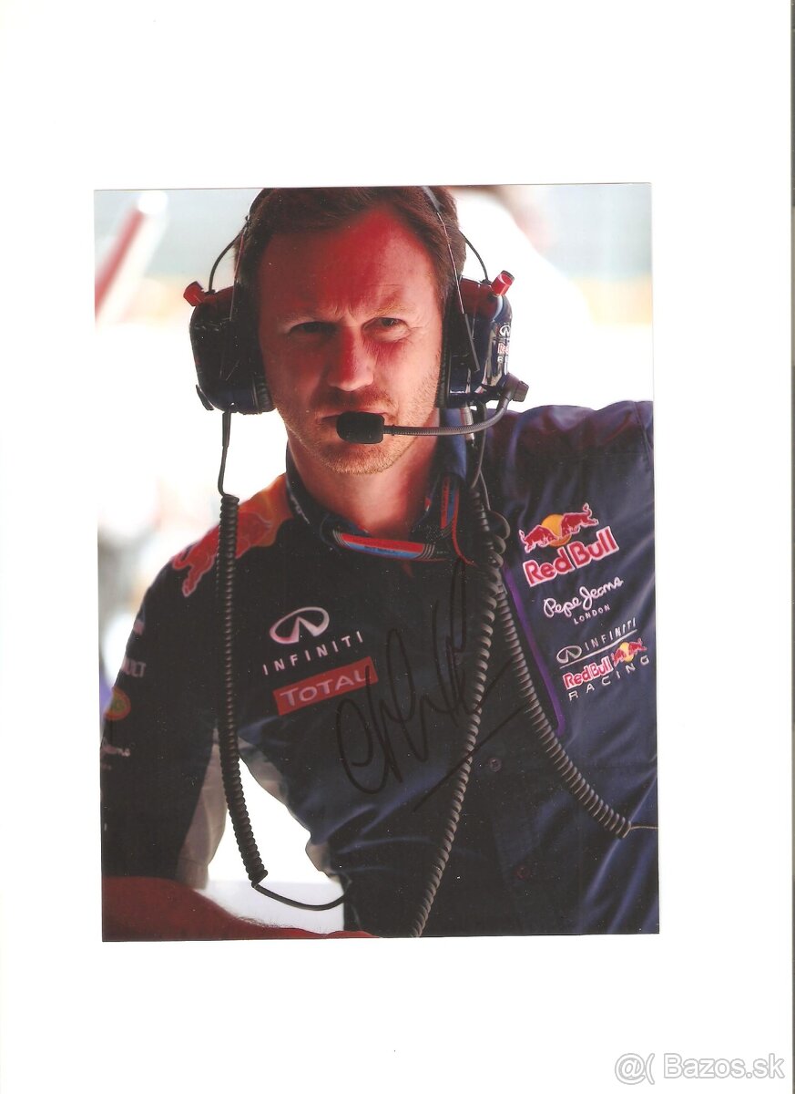 Autogram Christian Horner