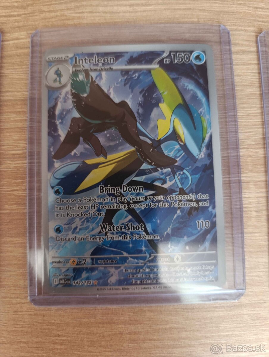 Predám Pokémon kartu Inteleon MEG 142/132