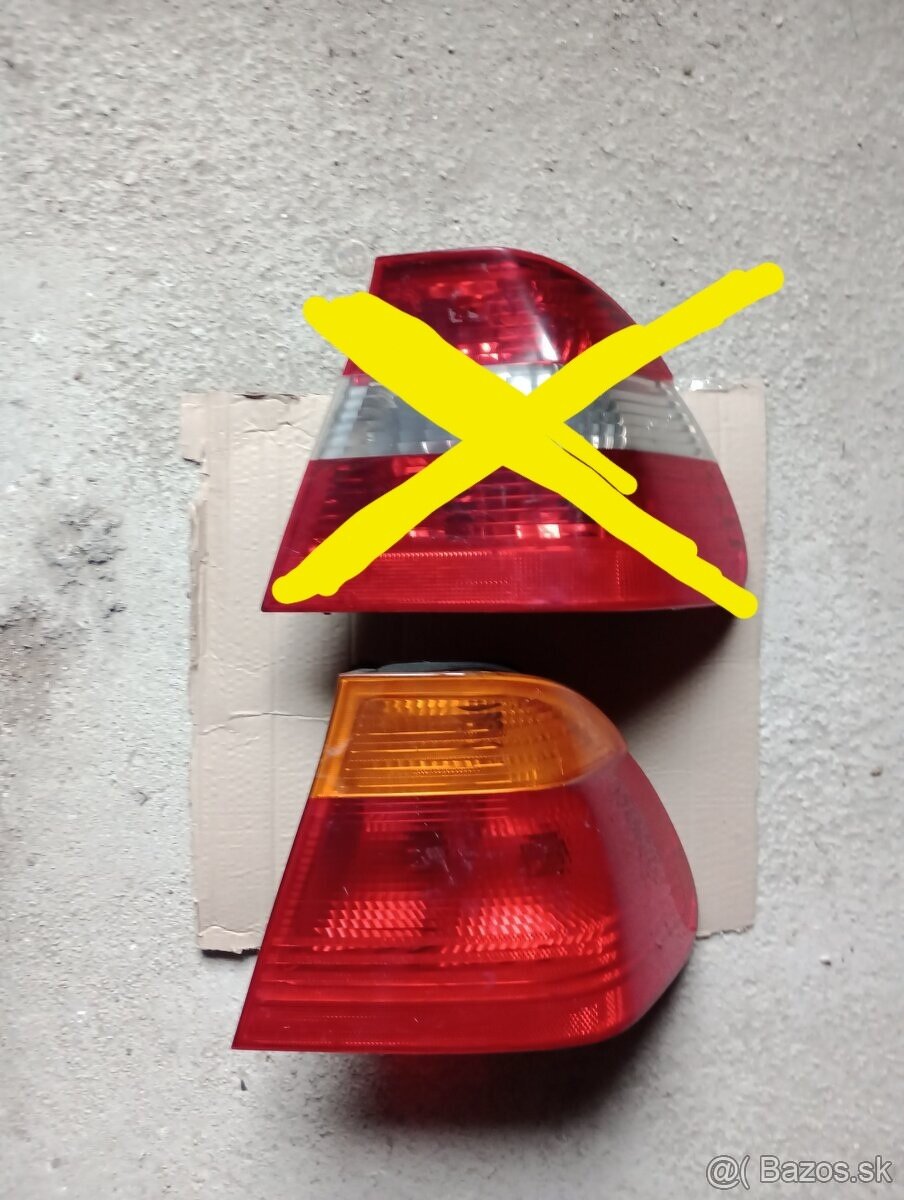 Zadné svetlá BMW E46 sedan