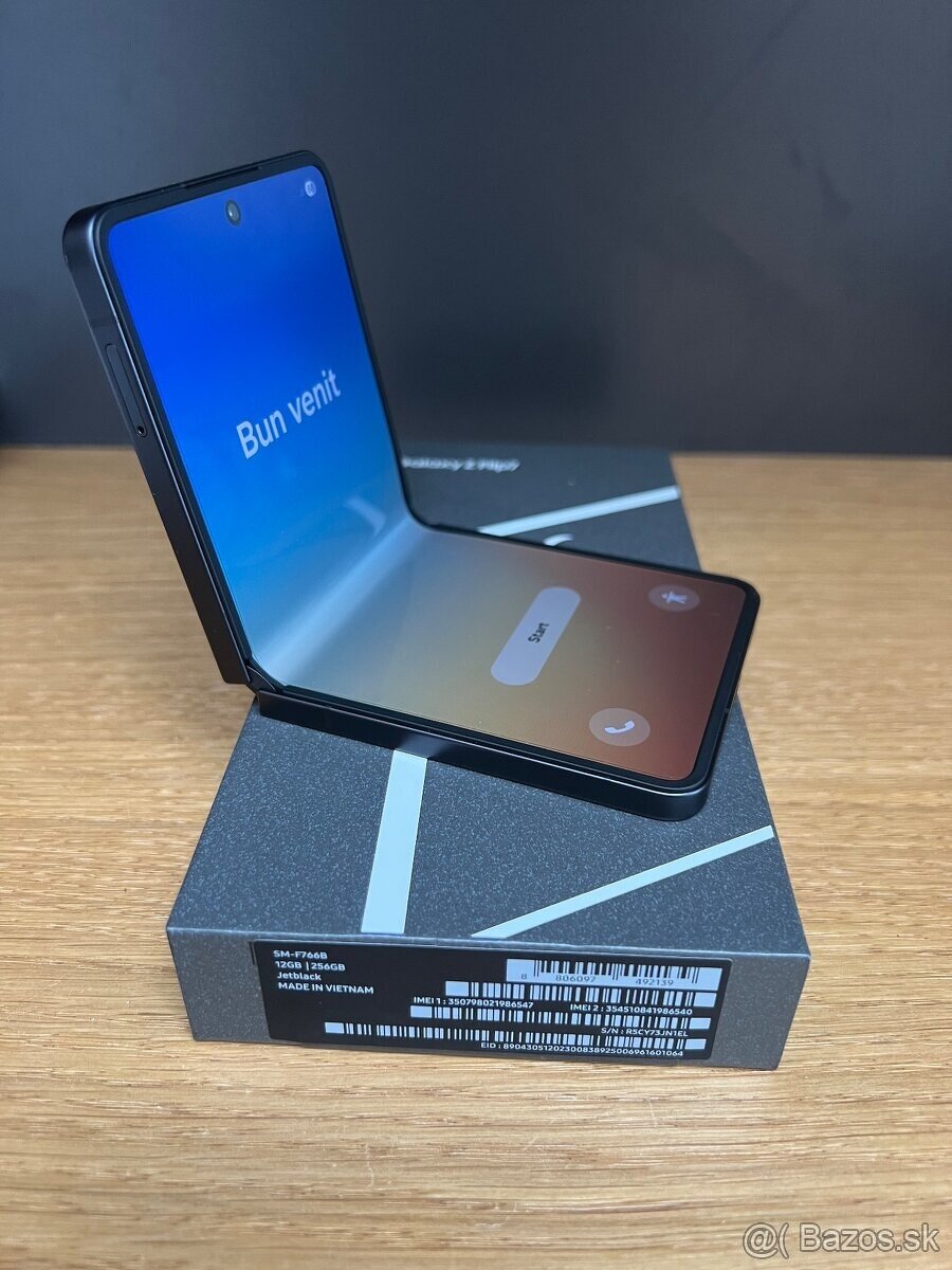 Predám SAMSUNG GALAXY Z FLIP 7, 12GB/256GB, TOP, ZARUKA SK