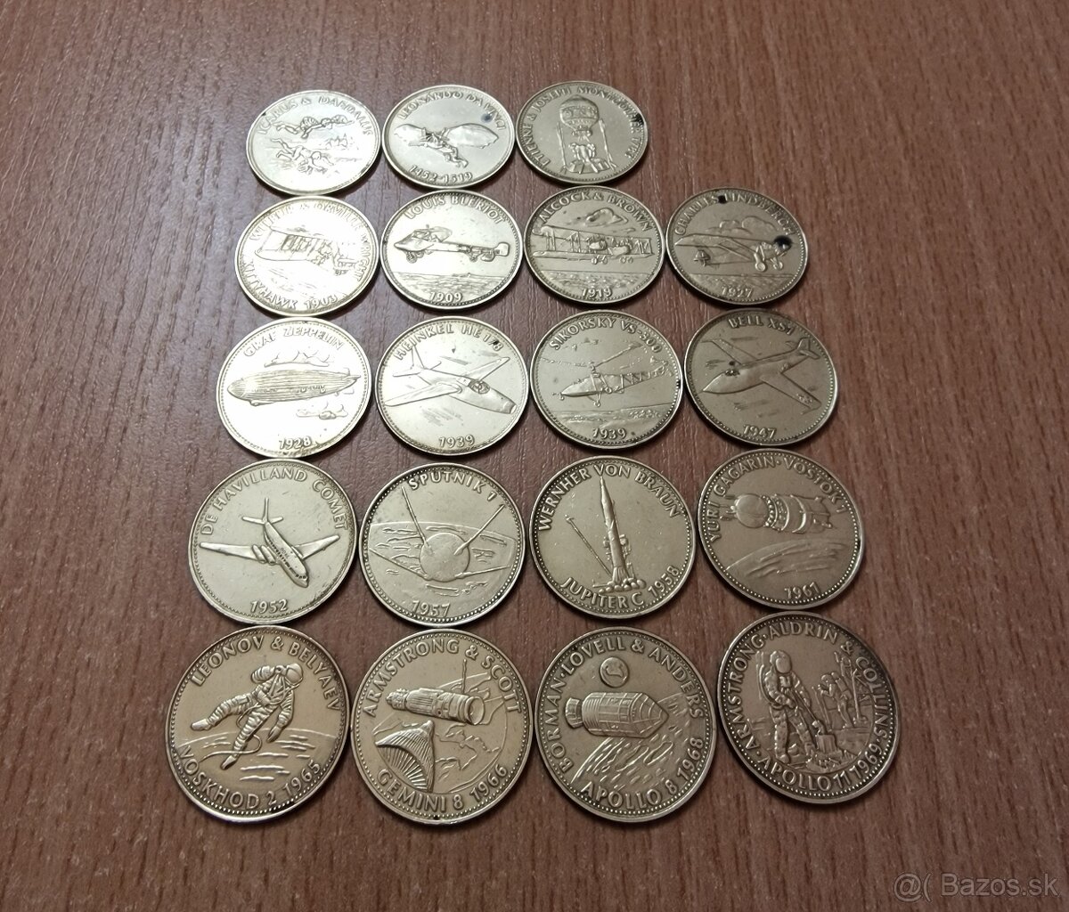 Zberateľské mince Shell