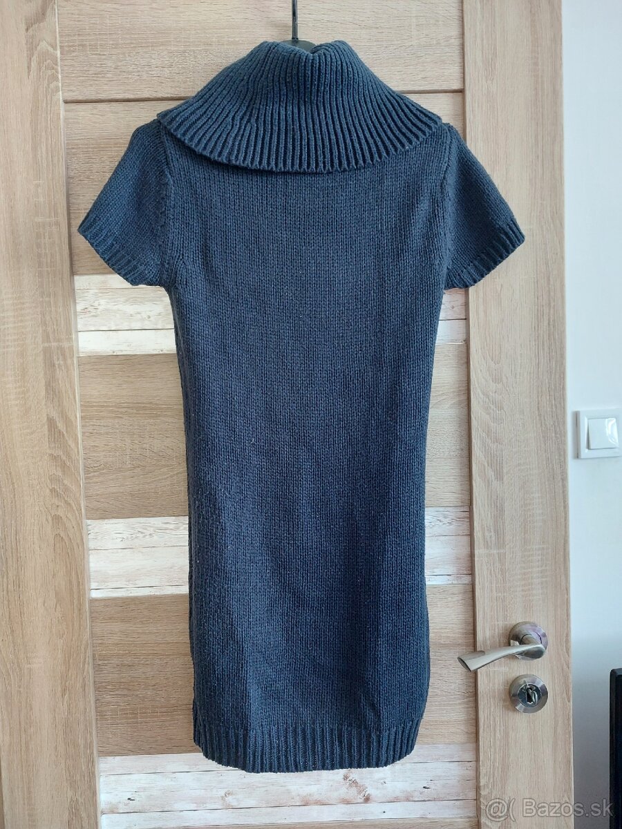 Damske pletene modre saty