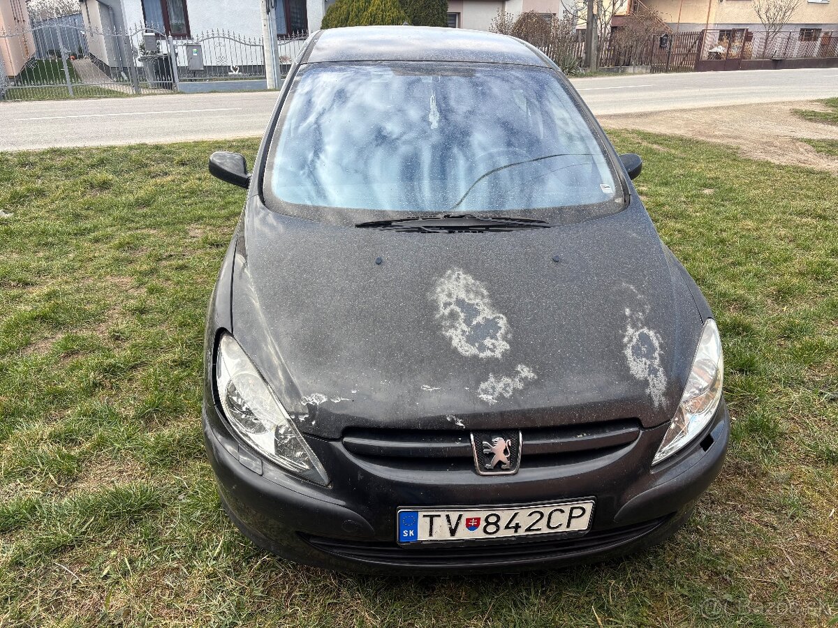 ROZPREDÀM PEUGOT 307 1.6 benzín 80kw