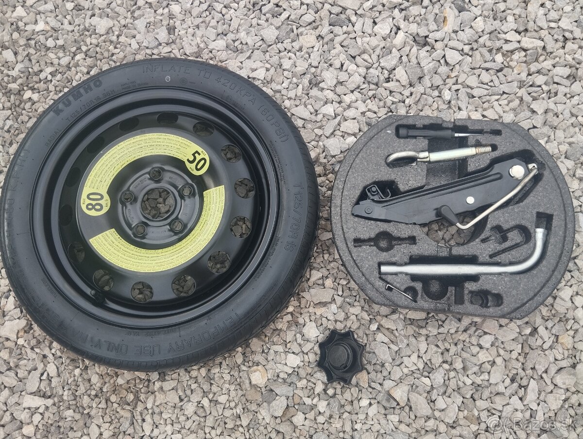 Dojazdové úzke koleso 5x112 T125/70R16