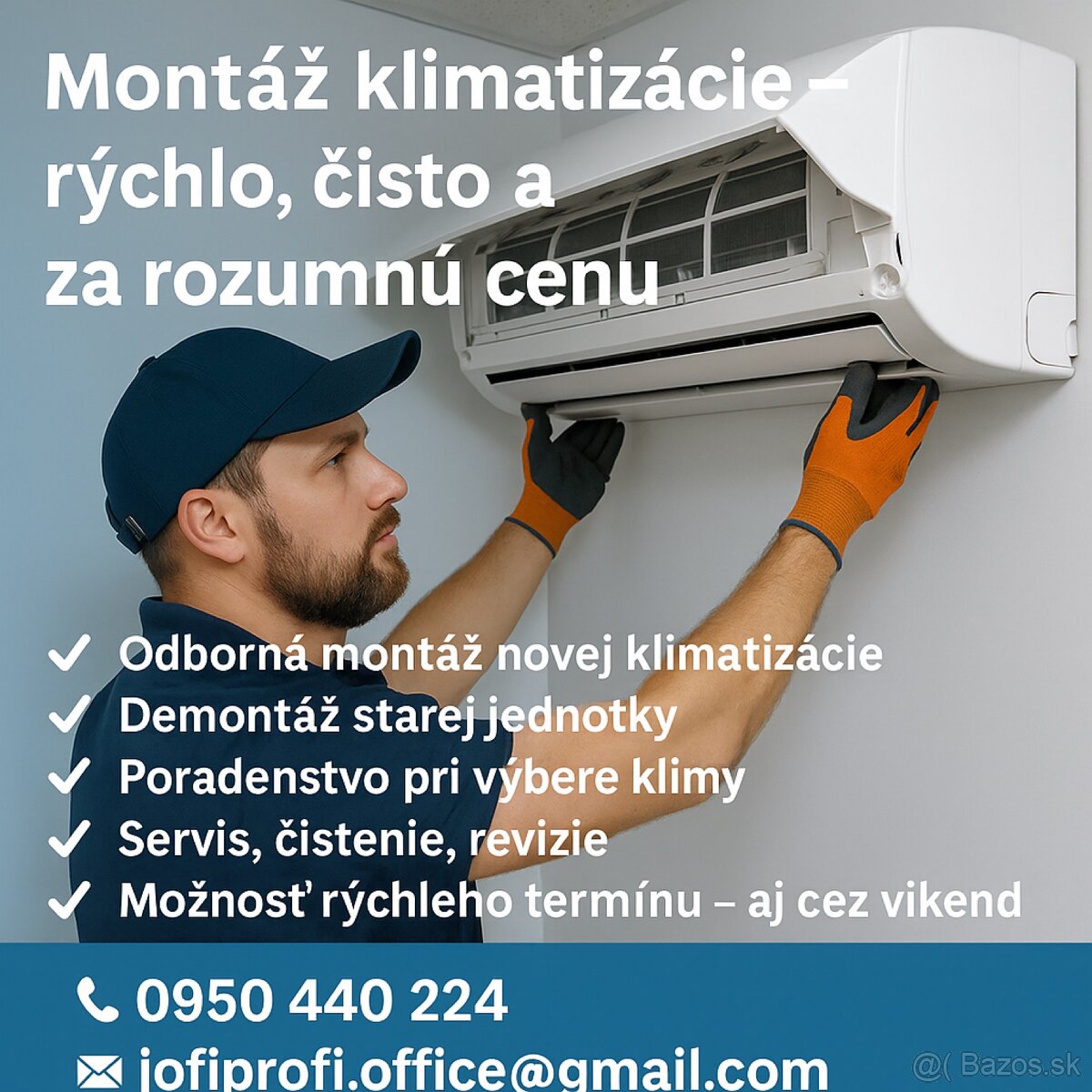 Klimatizácia na kľúč – odborná montáž, čistá práca