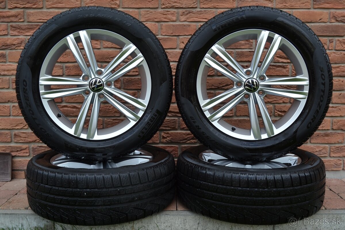 5x112 R18 Zimna sada VW Tiguan II model Sebring 235/55 R18