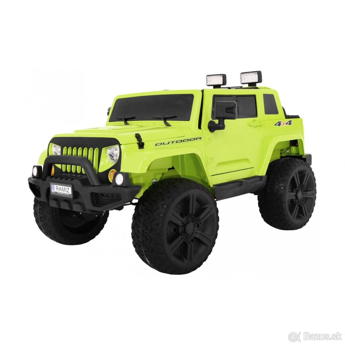 Elektrické autíčko Mighty Jeep, 4x4 dvojmiestne