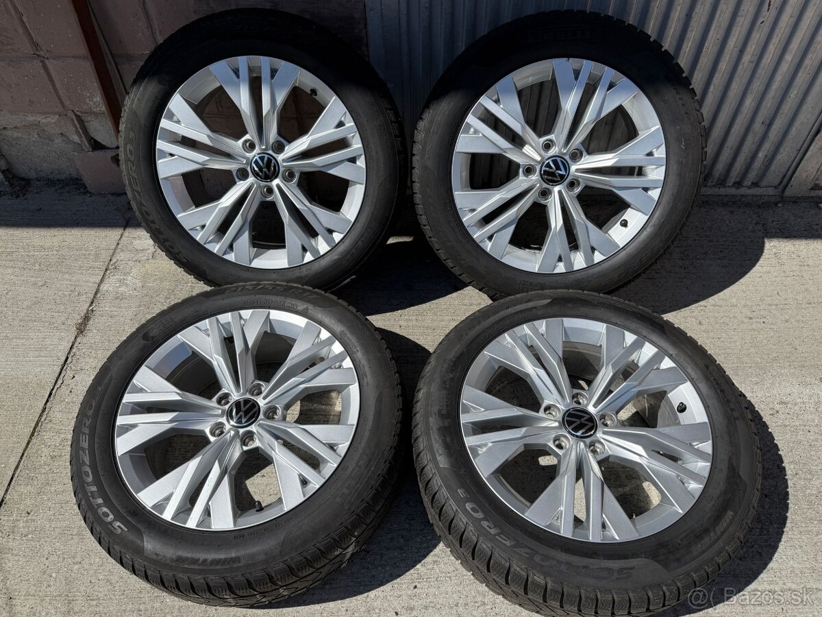 17" Elektrony VW 5x112 so zimnymi pneu 215/55 R17