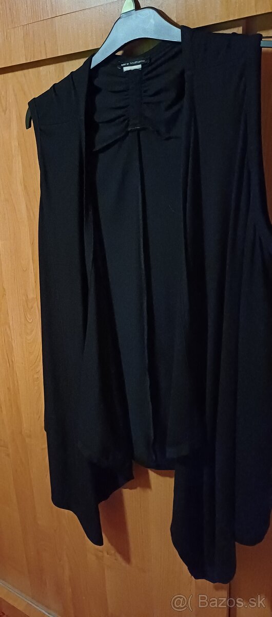 Cierna upletova vesta pre moletky xxxl