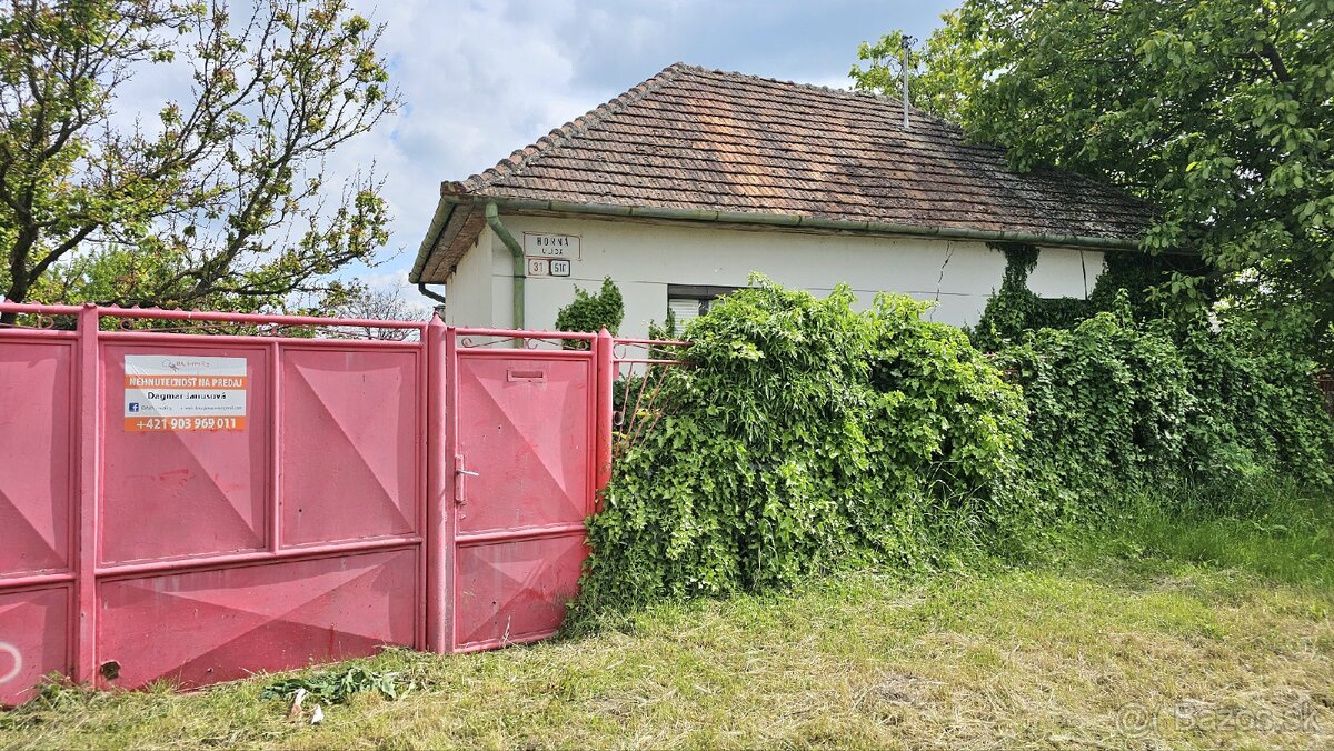 PREDAJ, investičný pozemok so starším RD, VEĽKÝ POTENCIÁL pr