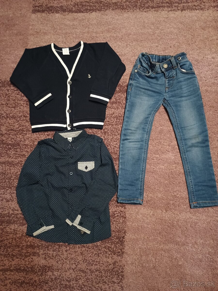 Elegantné oblečenie pre chlapčeka veľkosť 98