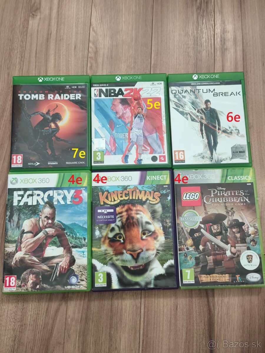 Hry na Xbox One a Xbox 360