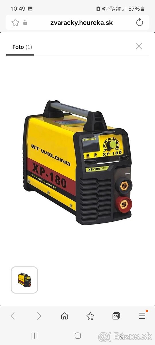 WELDING XP 180 KÚPIM SÚRNE