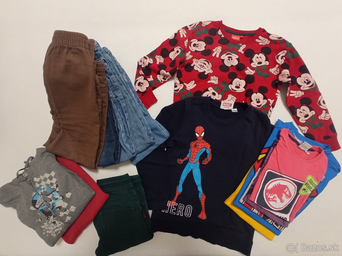 Predám balík oblečenia, veľkosť 134