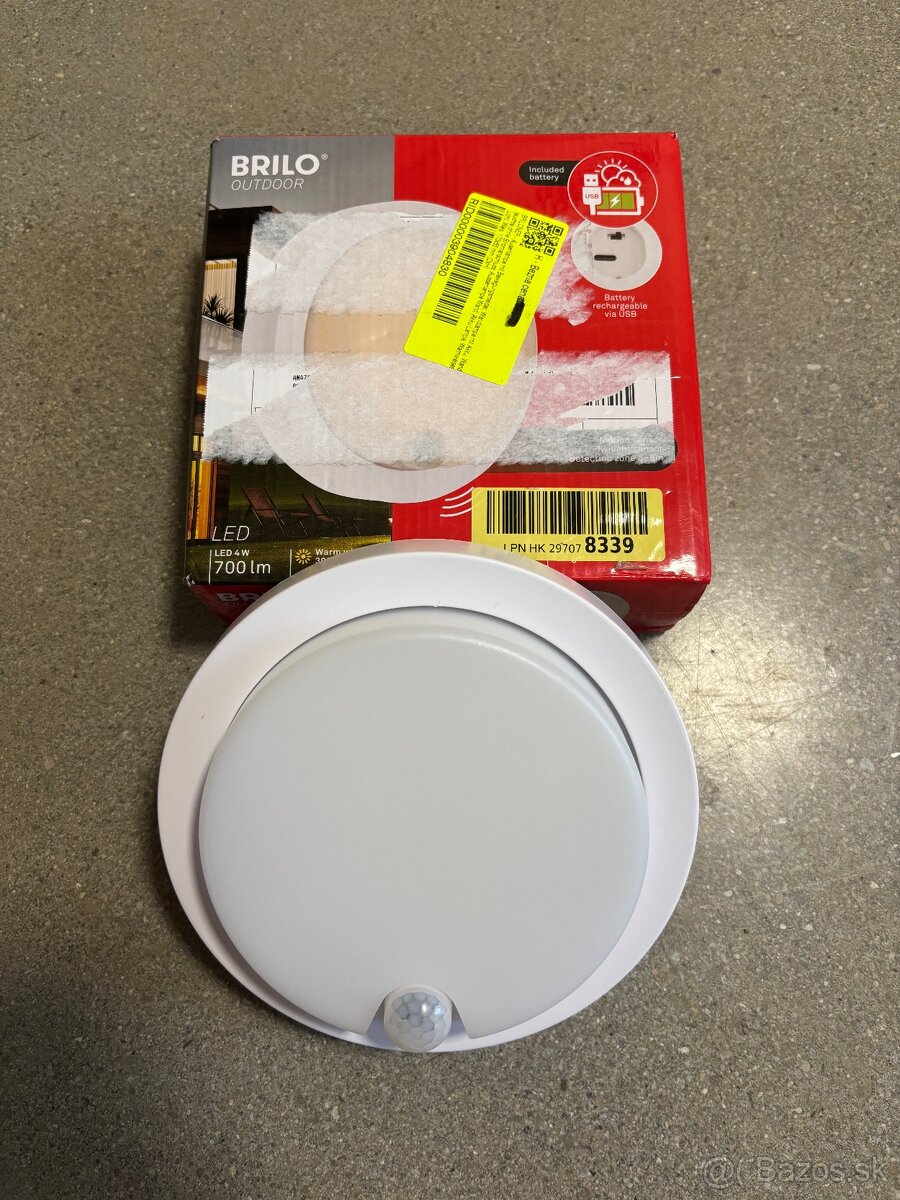 Led vonkajšie svetlo s pohybovým senzorom