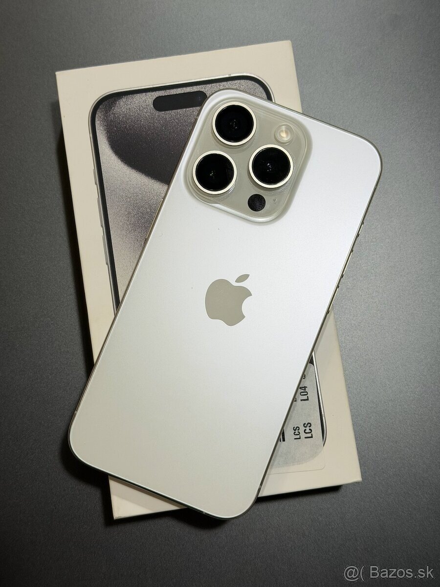 iPhone 15 PRO 256 GB White Titanium