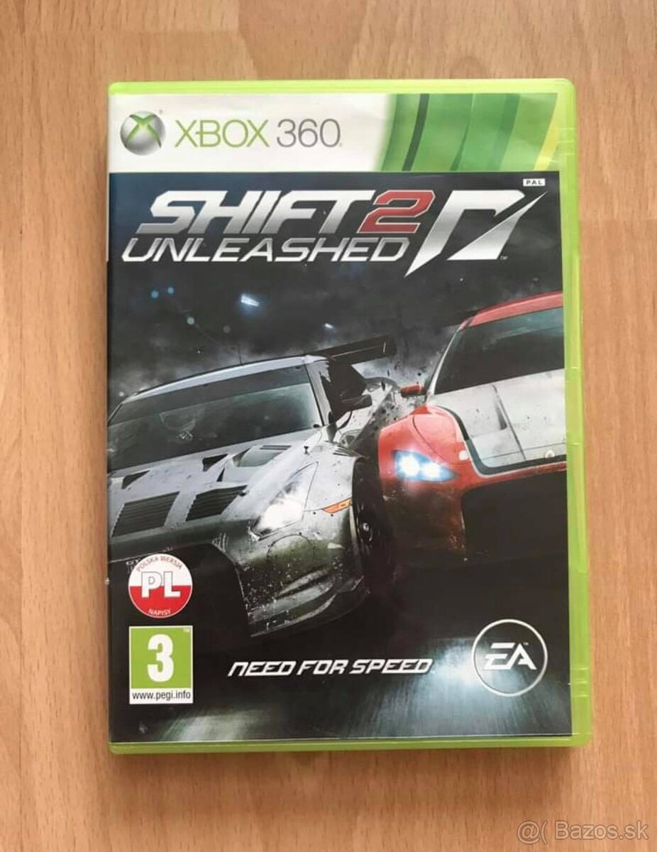 Need for Speed Shift 2 na Xbox 360