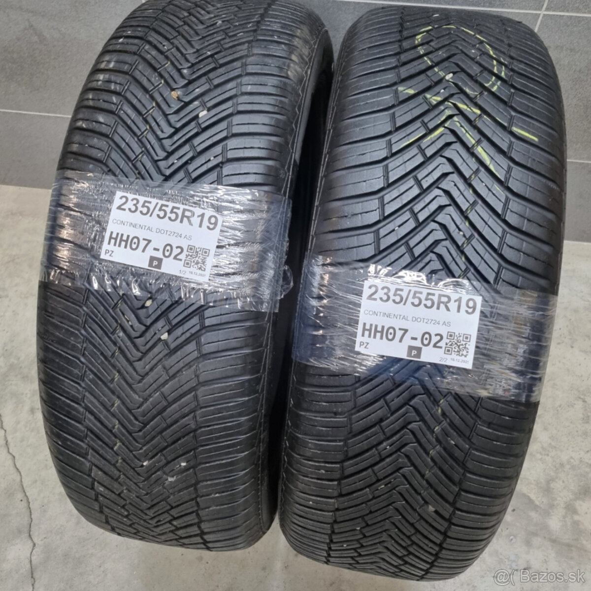 Celoročné pneumatiky 235/55 R19 CONTINENTAL