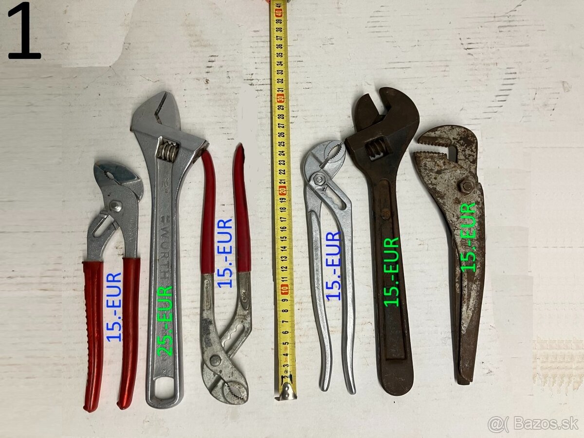 Hasáky a blitzky vidlicové a očkové klúče