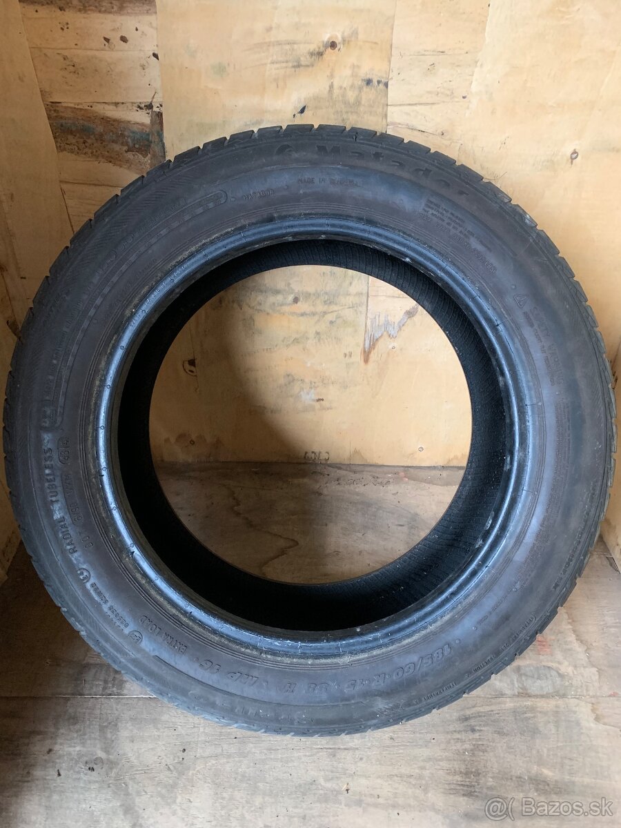 Predám 1kus letnej pneu 185/60 r15 zn.Matador