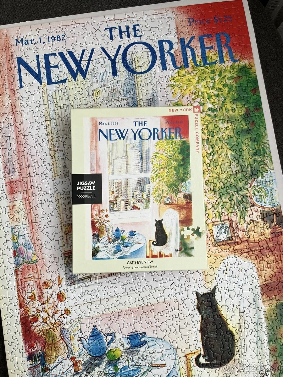 Puzzle New Yorker - Cat's eye view