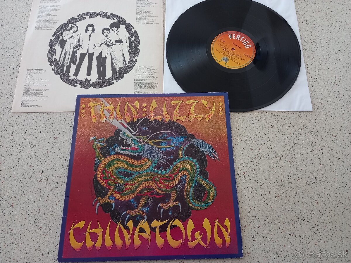 THIN LIZZY “Chinatown” /Vertigo 19801980/orig embossed cover