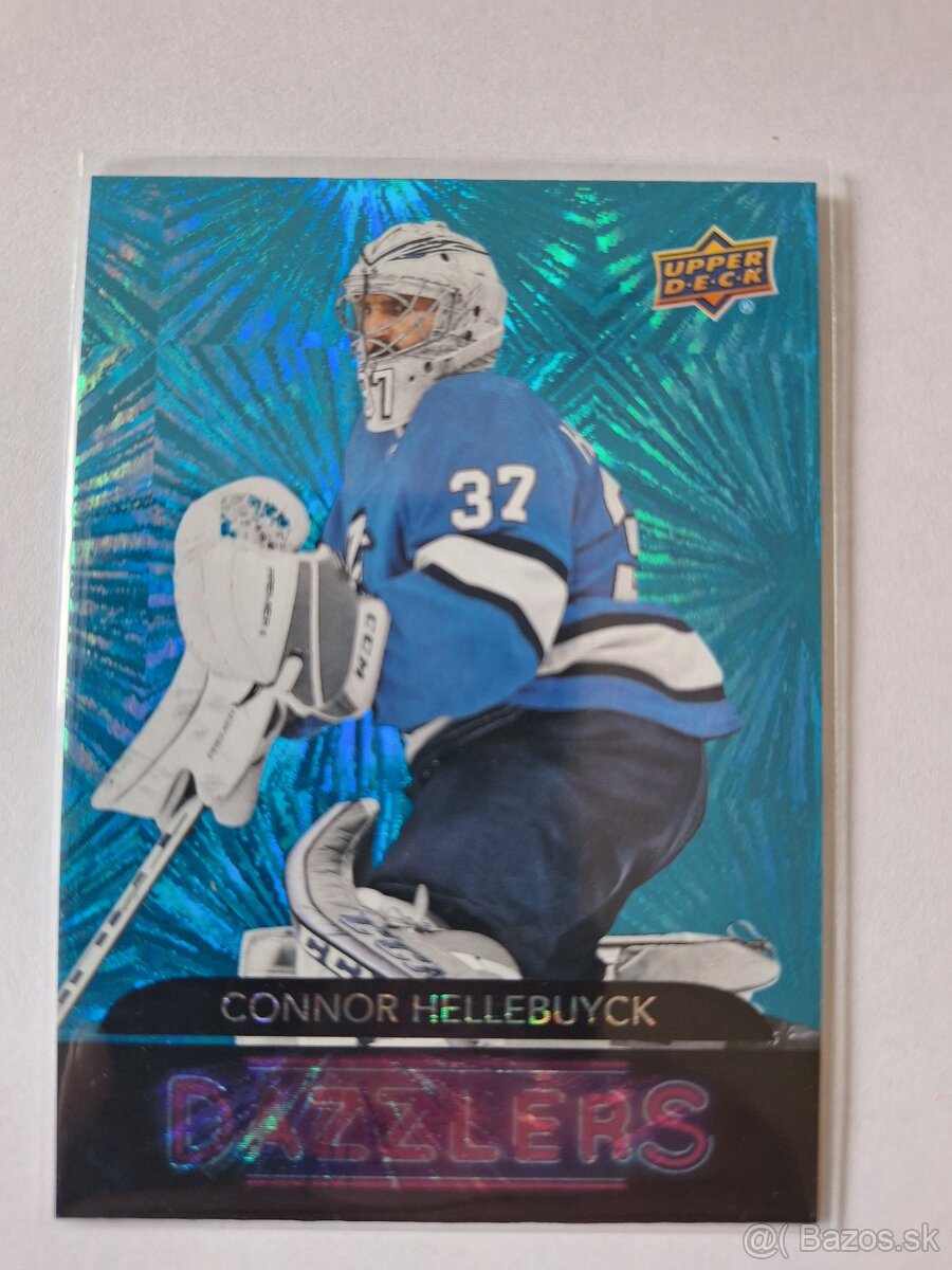 Hokejové kartičky Connor Hellebuyck dazzlers