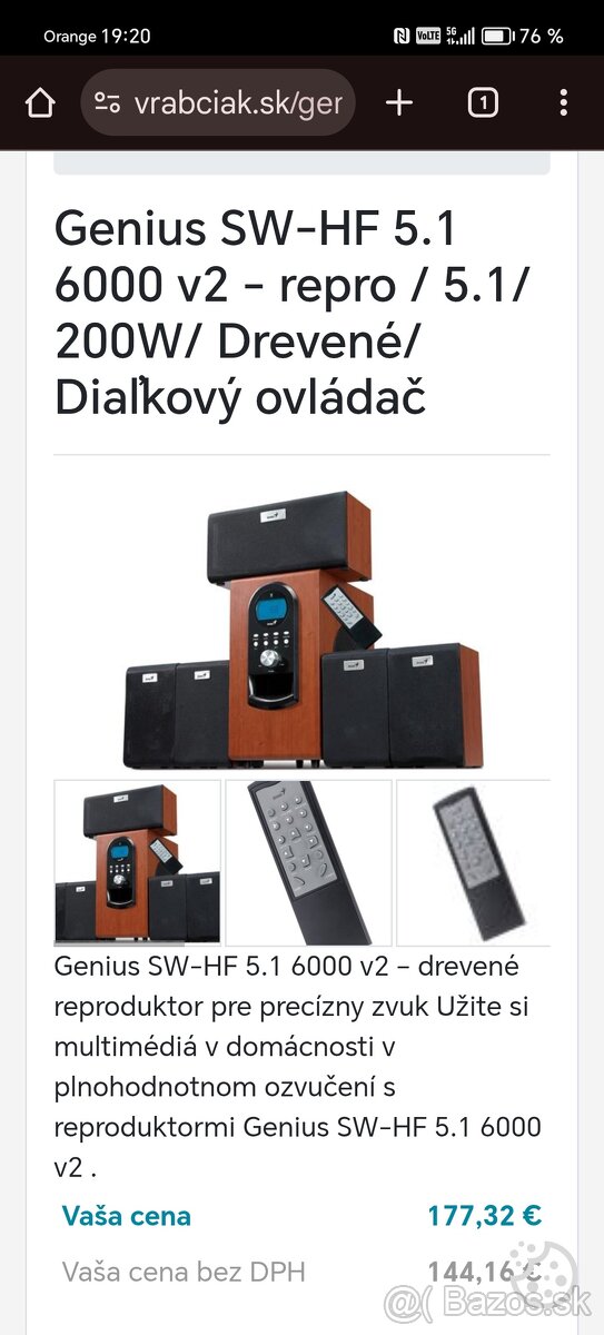 Veža, repraky mix